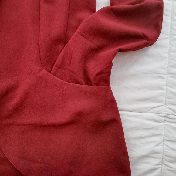 Burgundy Dynamite Blazer Size XS - Picture 3 of 6